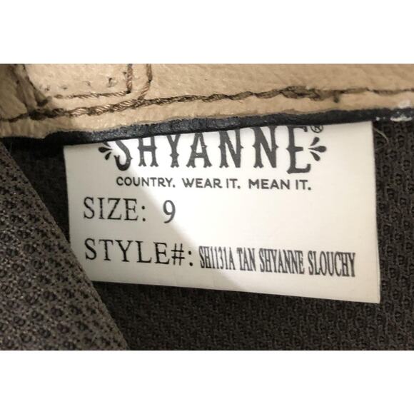 Shyanne Slouchy Leather Harness Studded Western Boots 9 - Picture 6 of 9